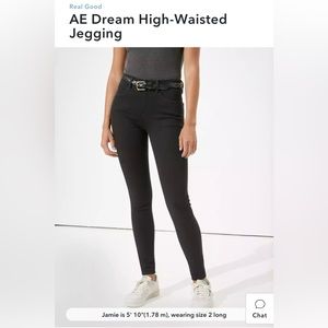 Pre-Owned AE American Eagle Jeans jeggings The Dream Jean size 14 long stretch